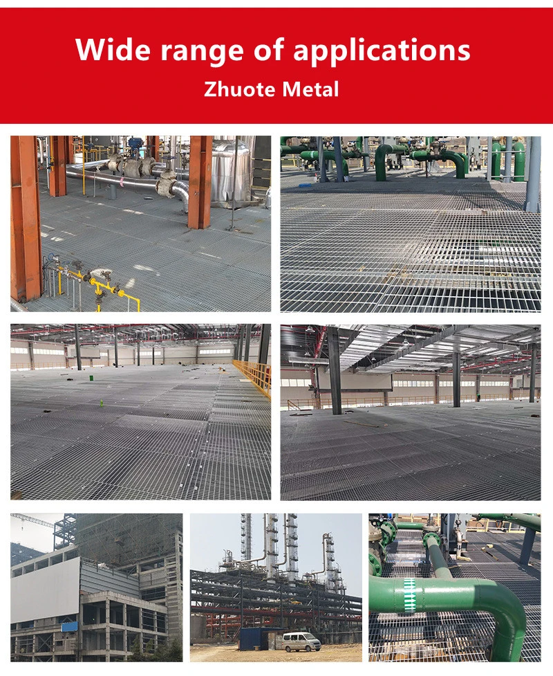 19-W-4 1 1/4′ ′ *3/16′ ′ Metal Grate Steel Bar Grating for Platform Walkway Grating